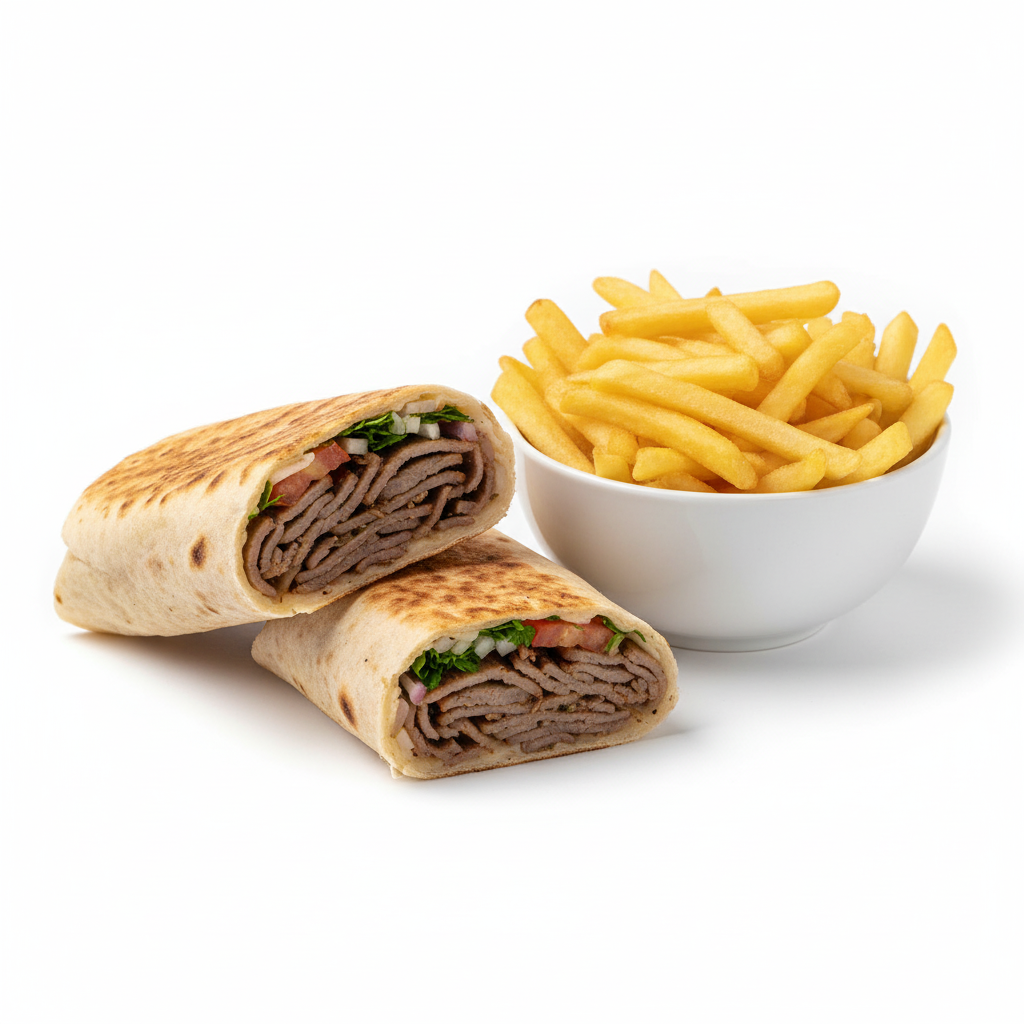 صورة شاورما لحمة